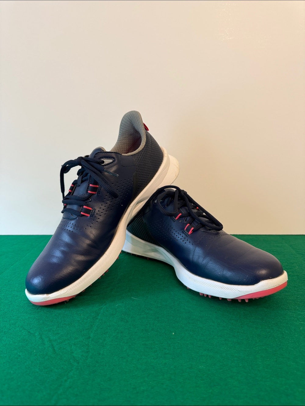 FootJoy Fuel Women's Golf Shoes - Navy with Pink Soles